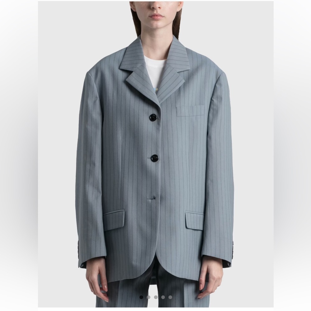Acne Studio Pinstripe Wool Blazer